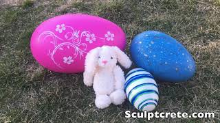 Famous DIY Concrete Easter Eggs | DIY SculptCrete | Cement Art Profile