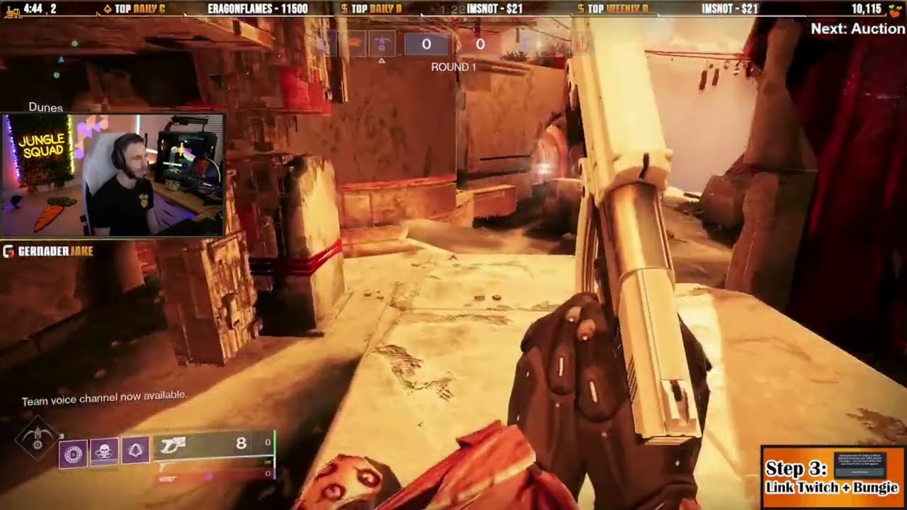 Guardian Theatre against Grenader Jake and Gold Eagle.