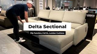 Delta Full XL Sectional Sleeper