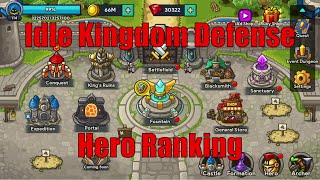 Idle Kingdom Defense - Hero Ranking (version 1.1.9) screenshot 2