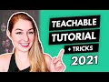 Teachable Tutorial 2021: EASILY Create a PROFITABLE Online Course (No OVERWHELM!)