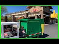 Driving Toy Waste Truck To Dunkin Donuts After Following Recycle Truck | Video For Children