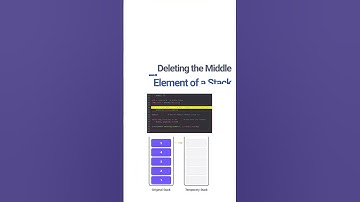 The Stack Challenge | Delete the Middle Element Explained Step-by-Step | Professor AI | #stack #ai