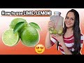 How to use lime/lemon to clean and detoxify your body? Natural detox!