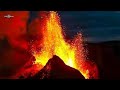 🔥 VOLCANO GEYSER FILMED FROM UP CLOSE! - Real Sound - Iceland Volcano Eruption at Night!