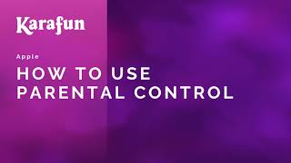 IOS How to use Parental Control screenshot 2