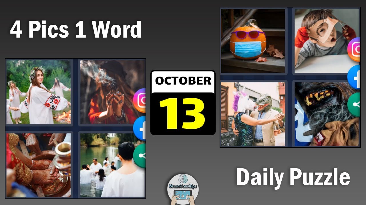 4 Pics 1 Word - Daily Puzzle October 13 2021 Answer