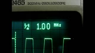 Tek 2465 readout flicker