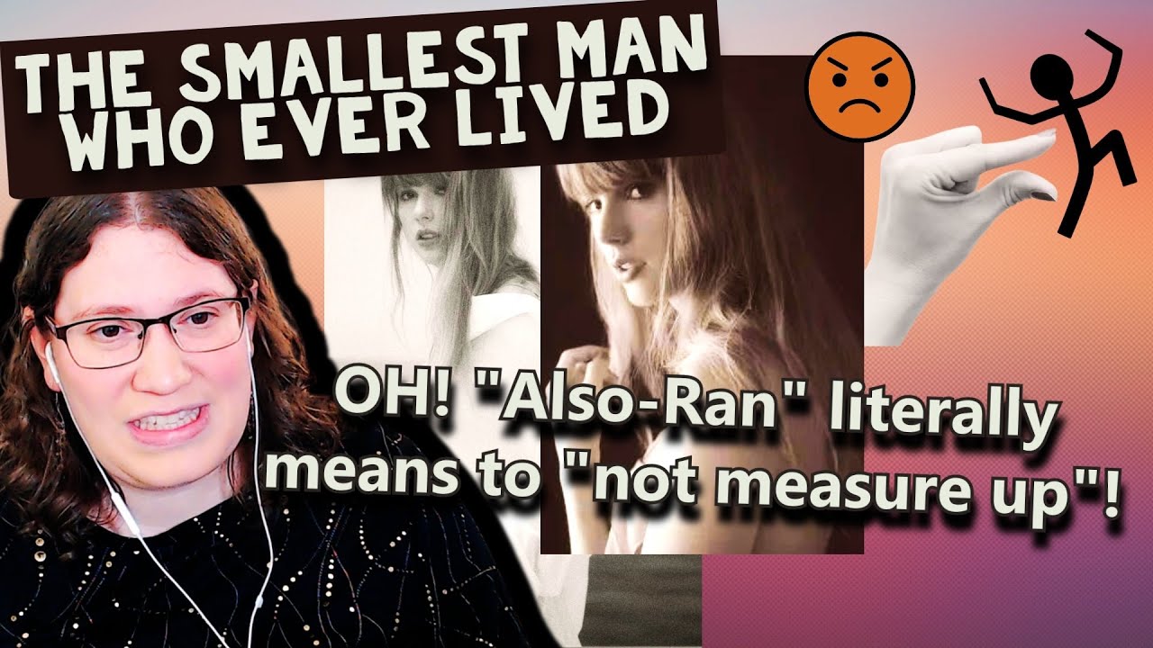 Bitter, Angry, DONE WITH HIM! (Taylor Swift Reaction & Analysis) "The Smallest Man Who Ever Lived"