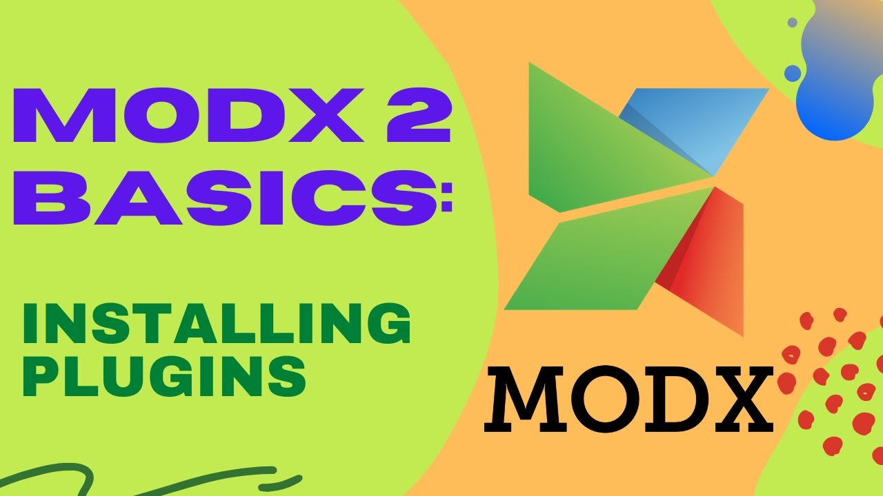 MODX 2 Basics - Installing Plugins - YouTube