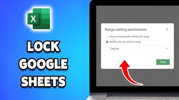 How To Lock Google Sheets 2024 | Protect Google Sheets Cells And Data