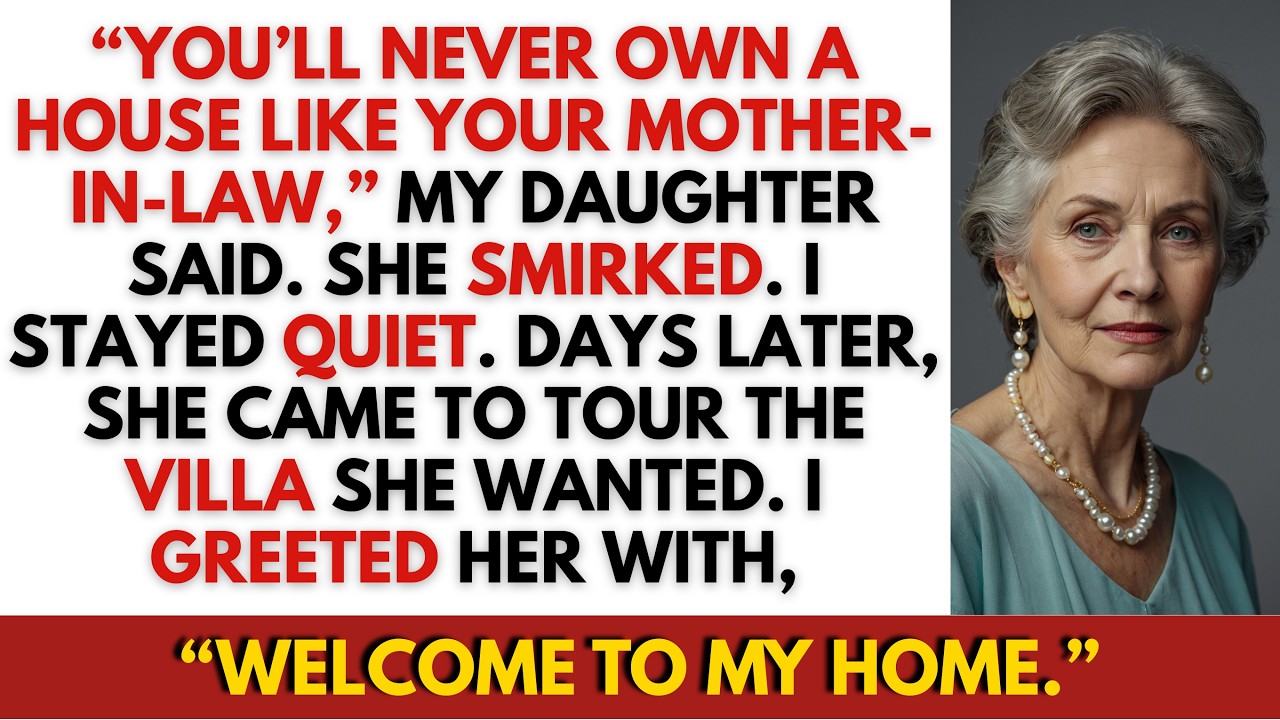 “You’ll Never Own A House Like Your MIL” My Daughter Said — Then I Paid $5.2M Cash Before She Could