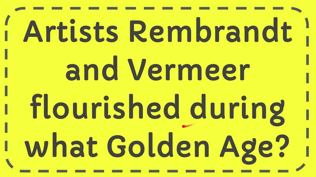 What Golden Age What Golden Age