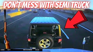 BEST OF SEMI-TRUCKS ROAD RAGE 2023