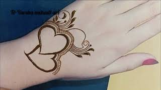 Heart Shape Mehndi Design Valentines Day Heart Shape Mehndi Design Mehndi Design