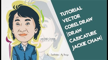 Tutorial Vector Corel draw | Draw Caricature Jackie Chan | by takevektor
