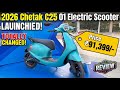 2026 Bajaj Chetak C25 01 Launch 🚀 Walkaround Review | Price Range Specifications 