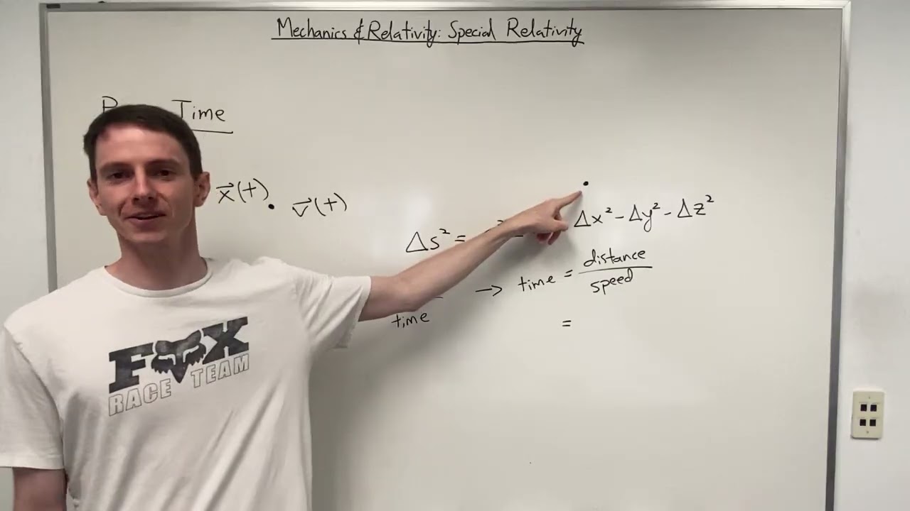 Mechanics and Relativity: Lecture 32/33 - Proper Time, 4-vectors