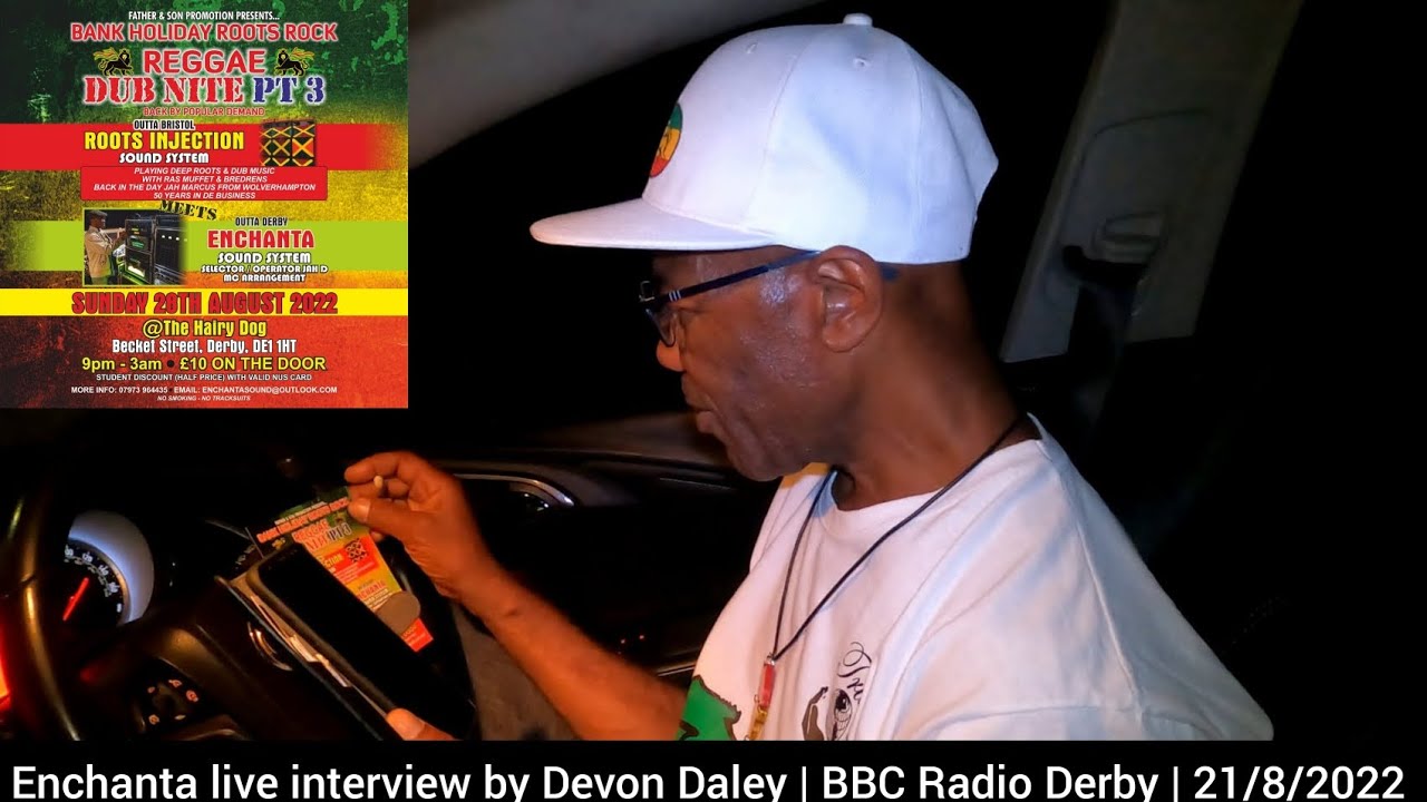 Enchanta live interview by Devon Daley | BBC Radio Derby | 21/8/2022 | The Hairy Dog 🐕🔊🎤28/8/2022❤💛💚