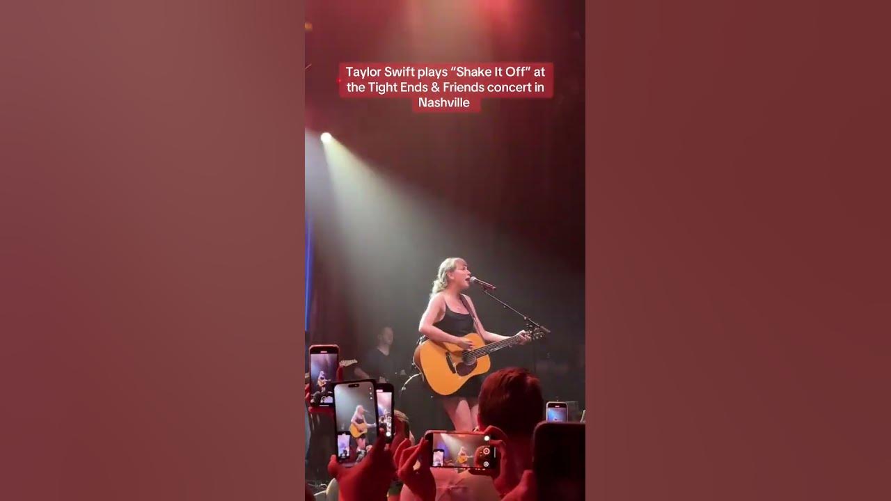 Shake It Off at Tight End & Friends concert in Nashville#taylorswift #shakeitoff #tightenduniversity