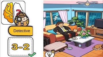 Brain out Detective level 12-2 Walkthrough Solution