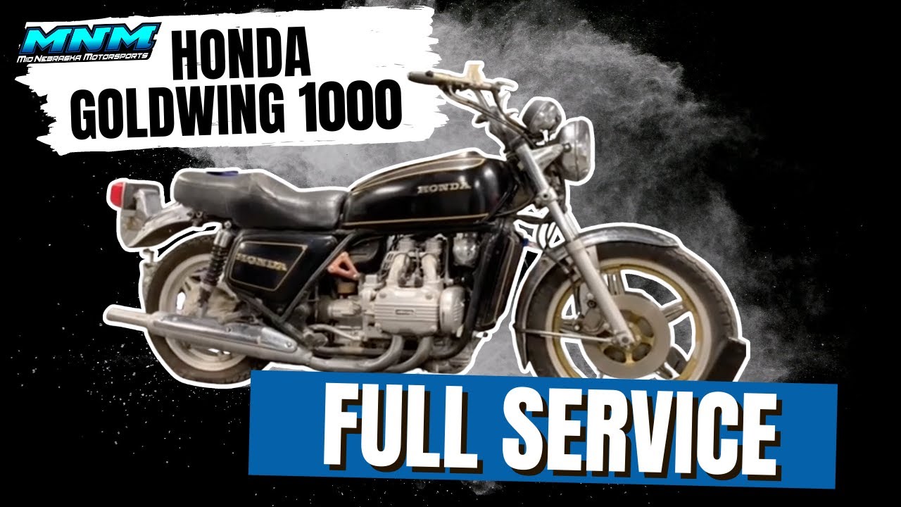 Honda Goldwing 1000 -VINTAGE BIKE RESTORE - Full Service - Oil Filter Change