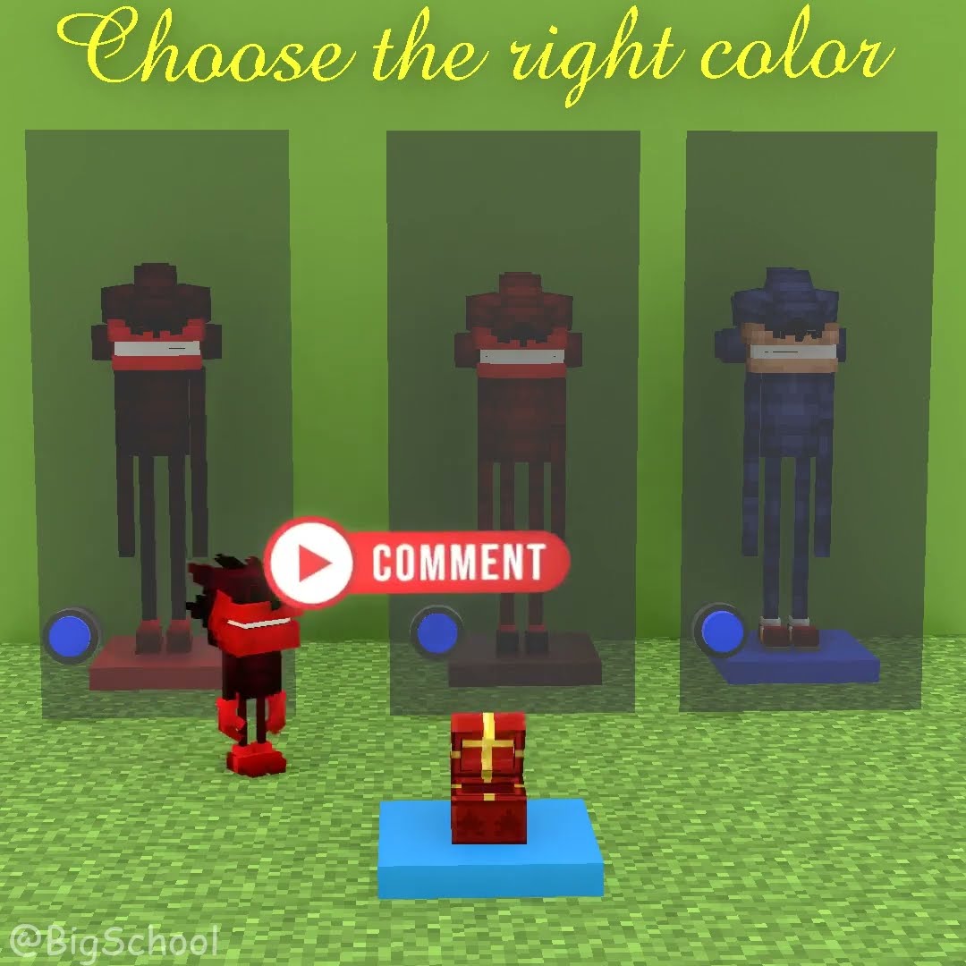 Let's choose the right color to help Shin Blue! ?