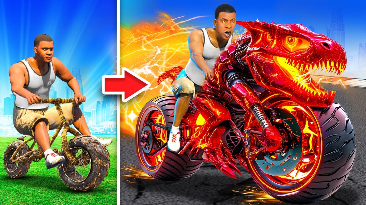 Upgrading DINO BIKES In GTA 5!