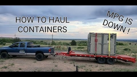 Non CDL Flatbed Hauling - Hotshot Trucking TIPS , how to strap containers !!