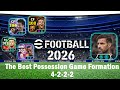 Best Possession Game Formation: 4-2-2-2 Cesc Fàbregas - eFootball 2026