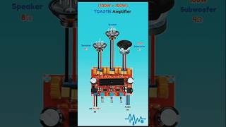 TDA 3116 amplifier circuit full diagram #shorts #shortsfeed