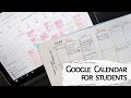 how i use Google Calendar | calendar blocking for focus & efficiency