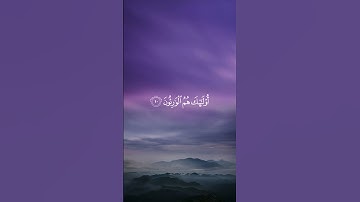 الذين يرثون الفردوس خالدين | تلاوة خاشعة ماهر المعيقلي