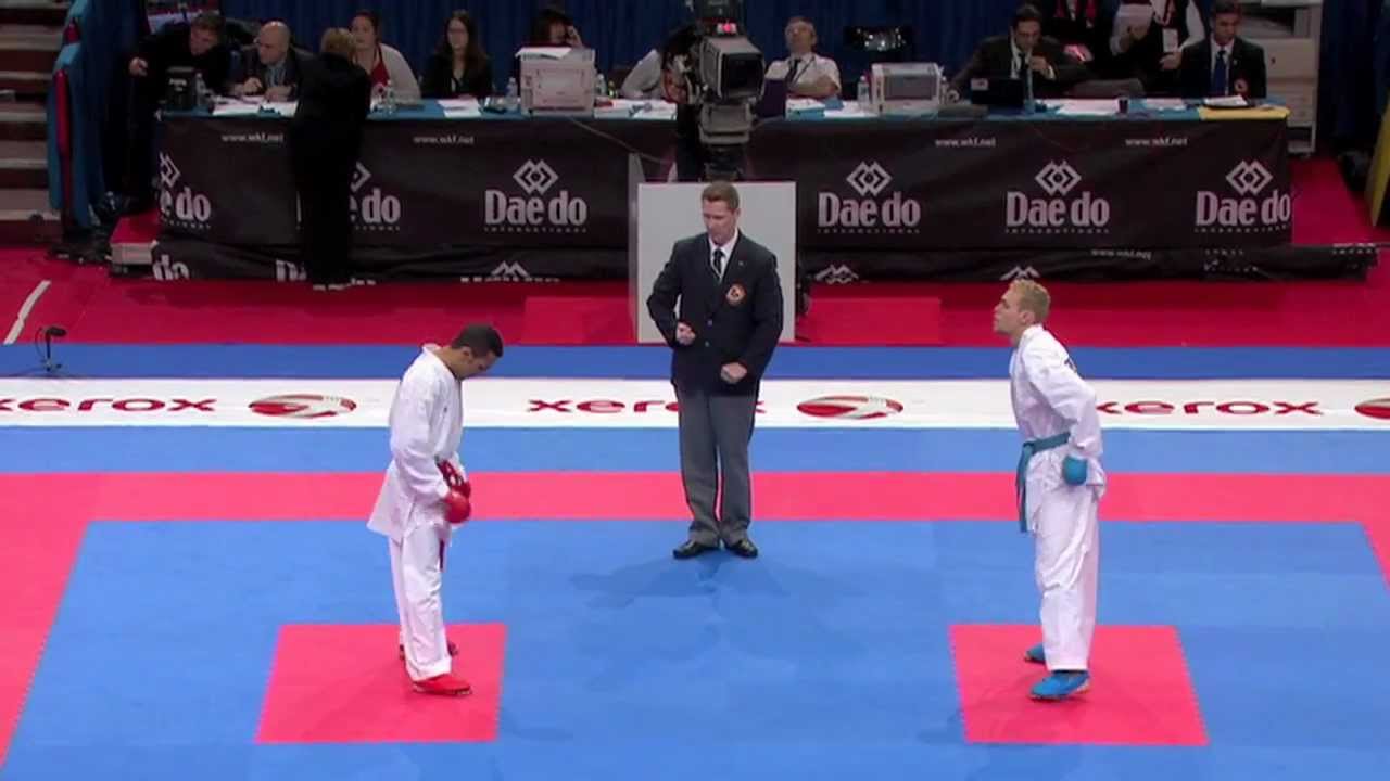 (4/5) Bronze Male Team Kumite Egypt vs Germany. WKF World Karate Championships 2012