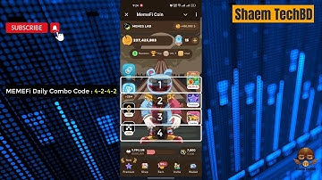 9 October Memefi Secret Combo | Memefi Combo Today | Memefi Secret Combo Today | Memefi Daily Combo