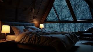 Rain Sounds in Cozy Bedroom in Middle of Deserted Forest for Instant Calmness and Inner Peace