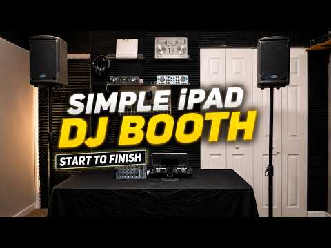 My Simple iPad DJ Booth Setup From Start to Finish