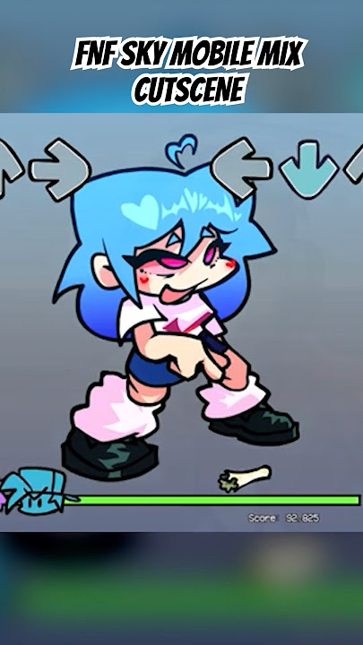 FNF SKY MOBILE MIX CUTSCENE #fnf #sky #mobile #cutscene