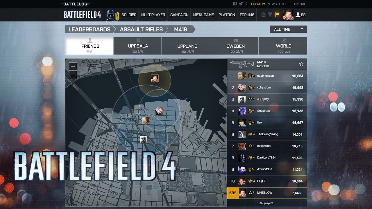Battlefield 4 Offizielles Battlelog Features Video