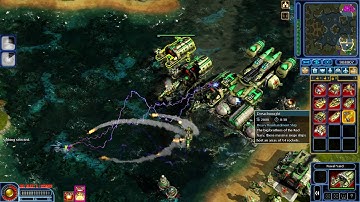 Back on The Science MOD , Red Alert 3 , Science mod , 2v3 Brutal Ai , Online Gameplay , 1080p HD