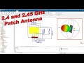 Design microstrip patch antenna using cst