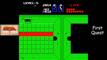 Legend of Zelda [NES] Playthrough #07, Quest 1, Level 5: The Lizard