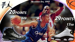 Penny Hardaway VS Michael Jordan Face-off November 5th 1997