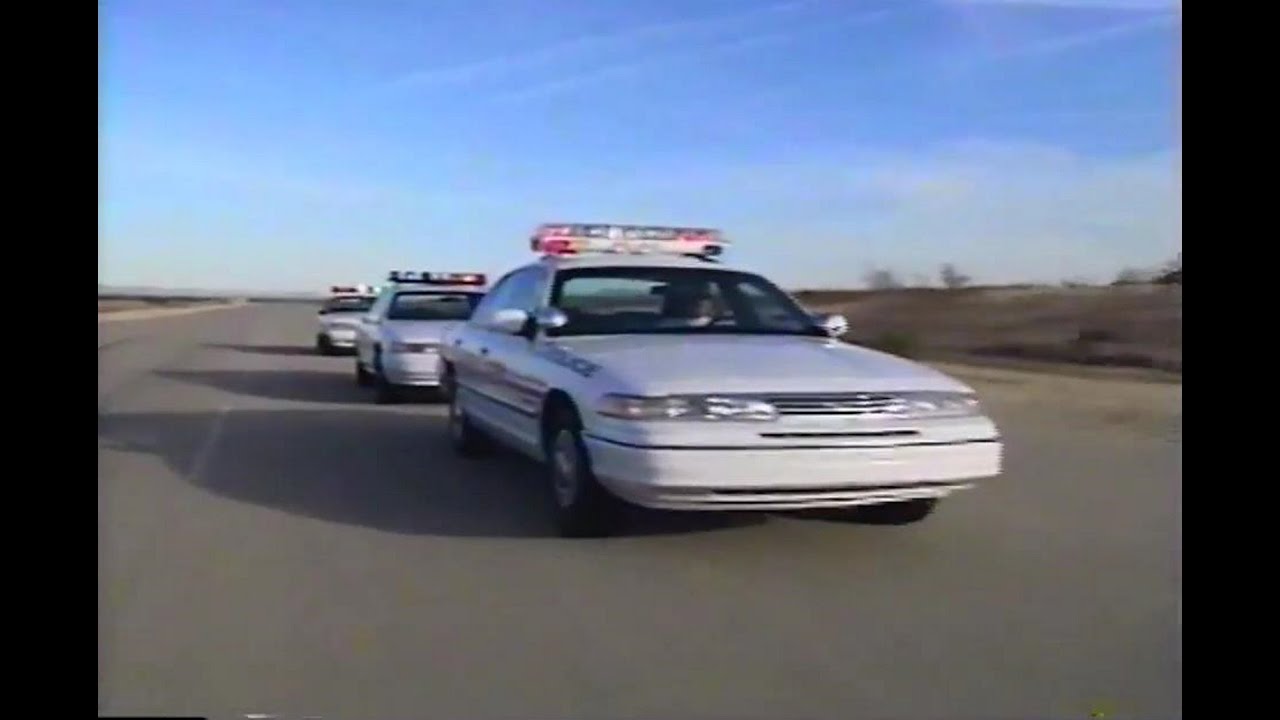 Полицейские машины 1993 года: Ford Taurus, Crown Vic, Mustang