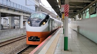 5月29日北千住駅 7M ひたち7号 E657系 オレンジパーシモン カツK3編成