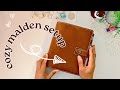 November planner setup | Filofax Malden &amp; dashboard reveal