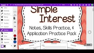 5: Simple Interest Notes