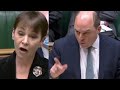 Wallace lectures leftist Caroline Lucas as she criticises &quot;Whiff of Munich&quot; comments: Go to Moscow!