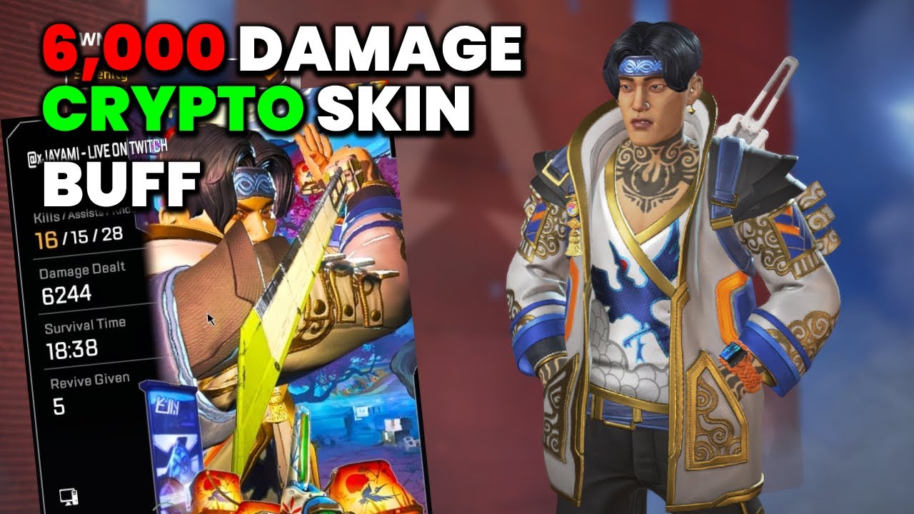 6,000 damage with the NEW Lunar New Year Crypto skin [SERENITY] | Apex  Legends Season 19