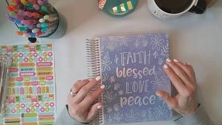 2019 Faith Scripture Writing Planner Set Up